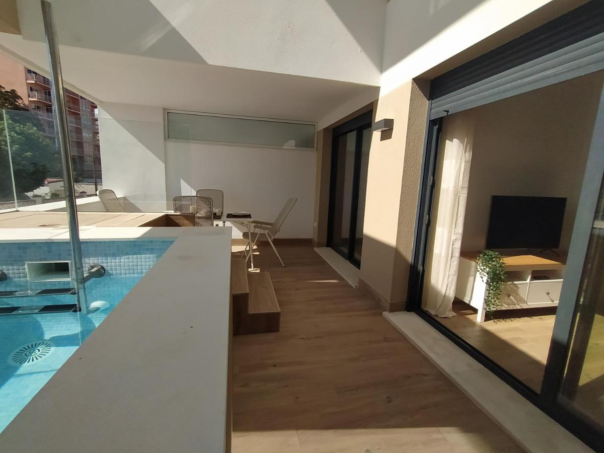 Apartamento Terrazas Del Mar, Piscina Privada 托雷莫利诺斯 外观 照片